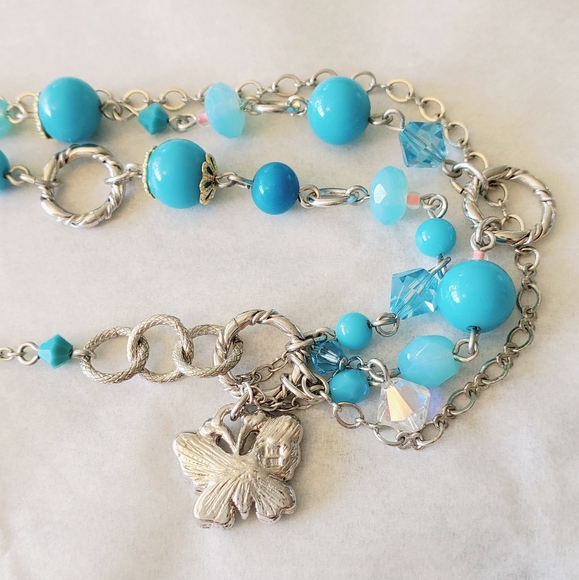 Anna Sui Butterfly Pendant Necklace - Picture 4 of 5